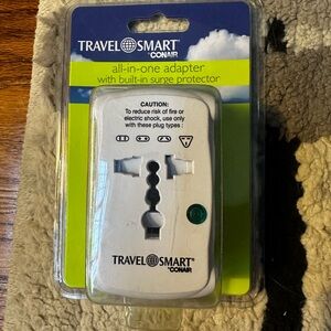 Travel Smart All-in-One Adapter with Surge Protector